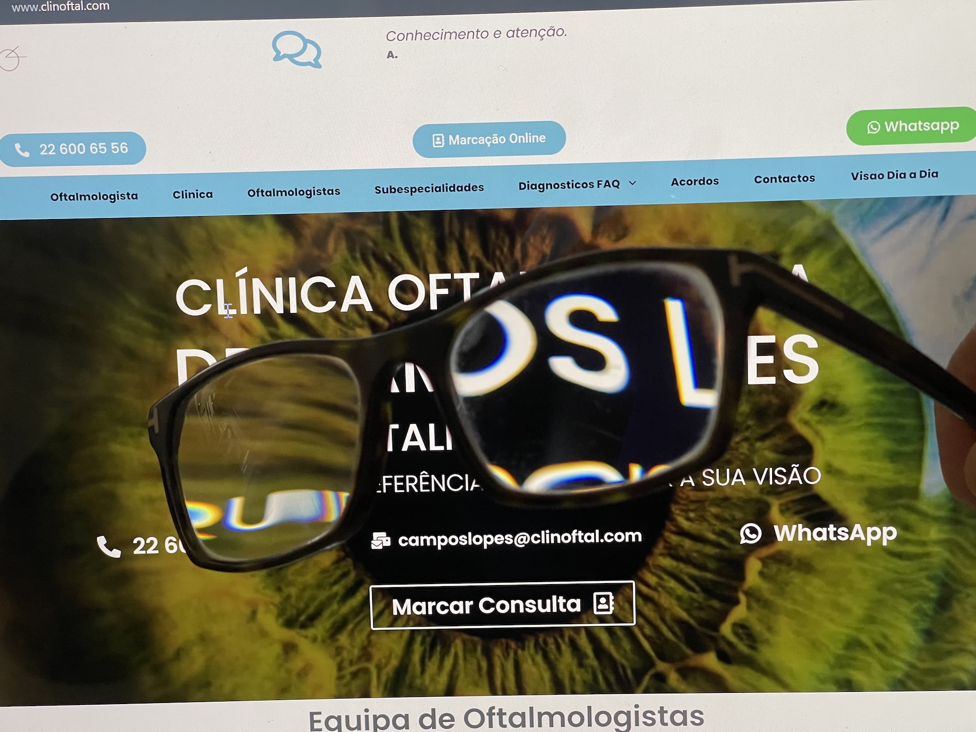 Teletrabalho e Astenopia