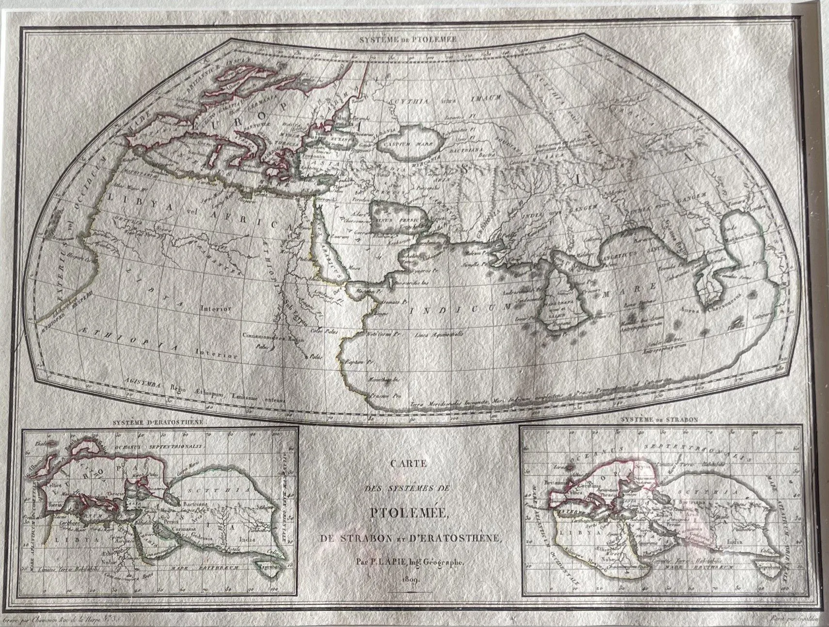 Figura 4 Mapas de Eratostenes Estrabao e Ptolomeu mapas da epoca classica